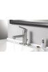 Bathroom Sink Faucets| Home2O Lena Brushed Nickel 1-Handle 4-in centerset WaterSense Bathroom Sink Faucet with Drain with Deck Plate - XK27064
