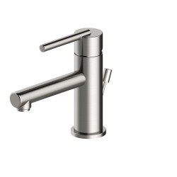 Bathroom Sink Faucets| Home2O Lena Brushed Nickel 1-Handle 4-in centerset WaterSense Bathroom Sink Faucet with Drain with Deck Plate - XK27064