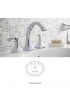 Bathroom Sink Faucets| KOHLER Maxton Polished Chrome 2-Handle Widespread WaterSense Bathroom Sink Faucet with Drain - WM11854