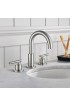Bathroom Sink Faucets| WELLFOR Widespread bath faucet Brushed Nickel 2-handle Widespread Bathroom Sink Faucet - JP51977