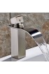 Bathroom Sink Faucets| WELLFOR ZY Bathroom Faucet Brushed Nickel 1-handle Single Hole Bathroom Sink Faucet - QV78769