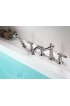 Bathtub Faucets| ANZZI Patriarch Polished Chrome 2-handle Residential Deck-mount Roman Bathtub Faucet with Hand Shower - RK63687