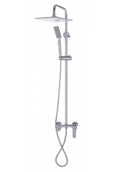 Shower Faucets| Safavieh Bathroom Combination Chrome 2-handle Bathtub and Shower Faucet with Valve - JC68874