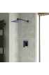 Shower Faucets| WELLFOR Concealed valve showers system Matte Black 1-Handle Shower Faucet with Valve - AZ38926
