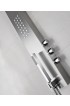 Shower Systems| ANZZI King Brushed Steel 1-Spray Shower Panel System - VX52187