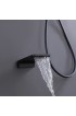 Shower Systems| WELLFOR Concealed Valve Shower System Matte Black Built-In Shower System - GX11862