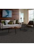 Carpet| STAINMASTER Essentials Intuition II 12 Ft Molten Steel Textured Carpet (Indoor) - WU36023